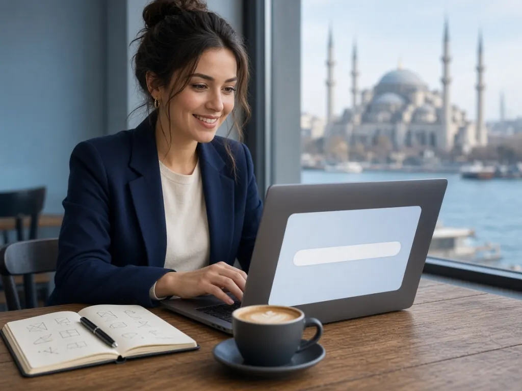 Markası için alan adı kaydeden girişimci