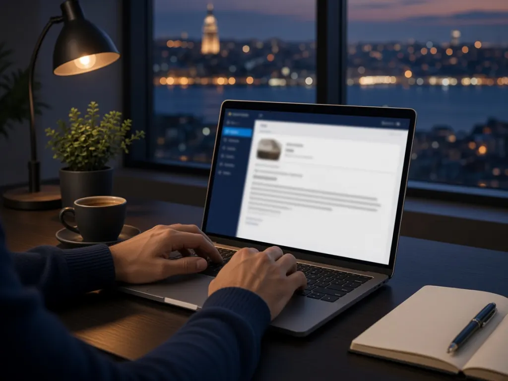 A user reading a knowledge base guide