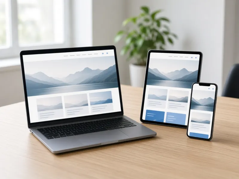 Mobile-friendly ready-made website