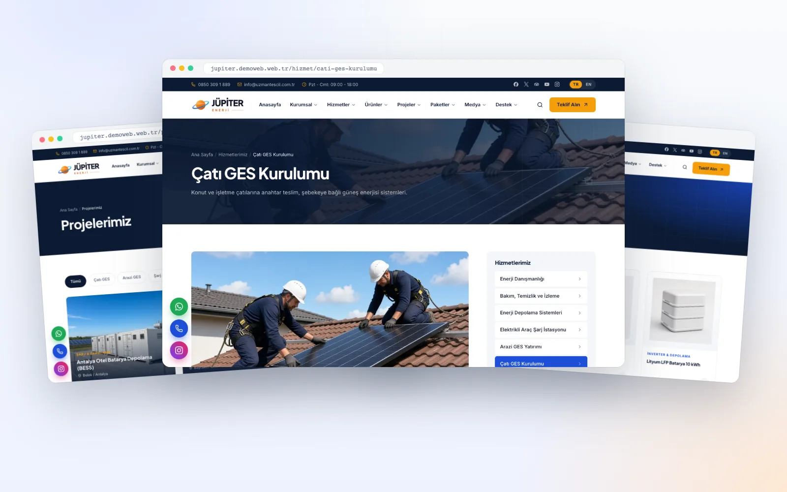 Jüpiter Kurumsal Firma Sitesi